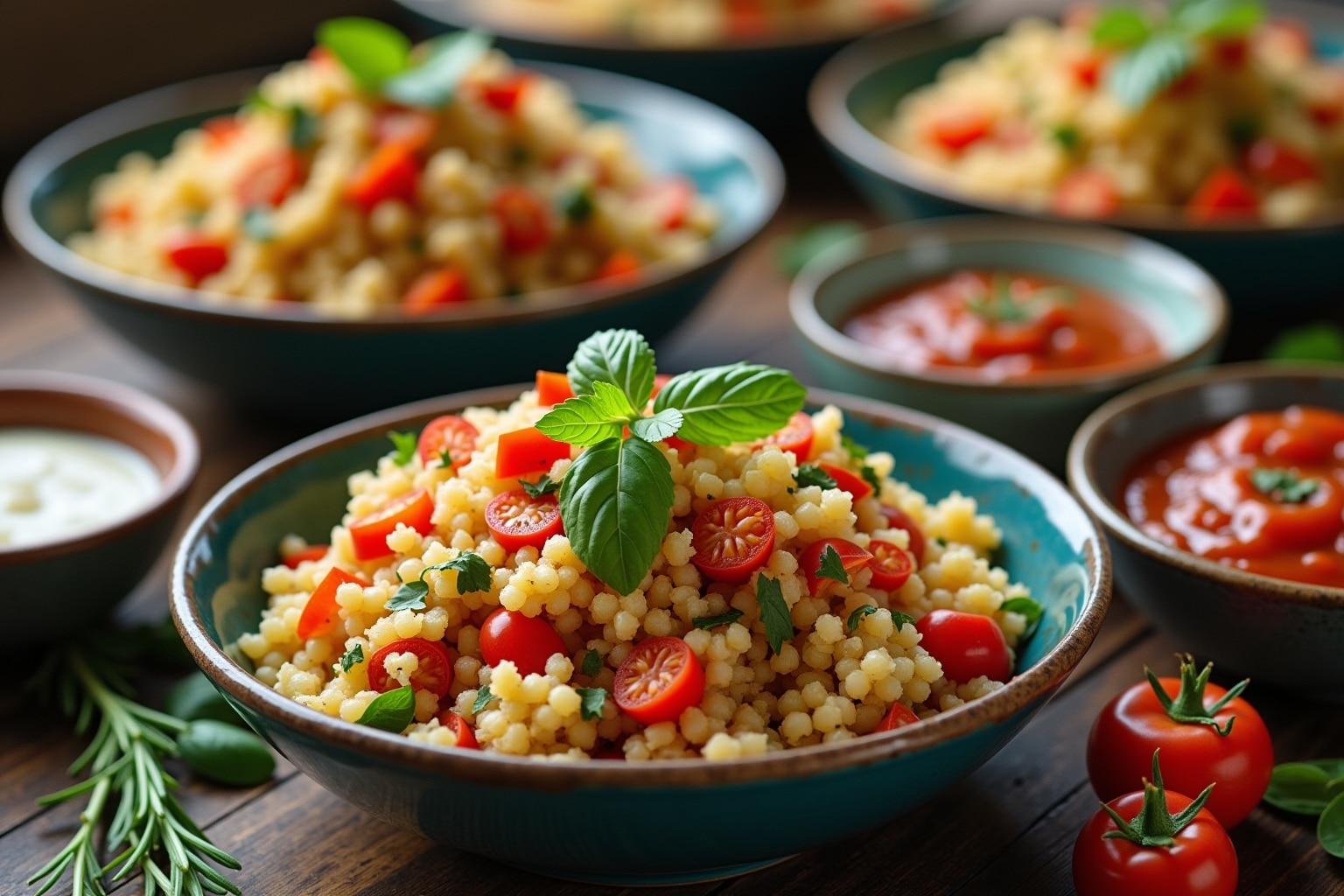 7 Mediterraner Couscous Salat Variationen