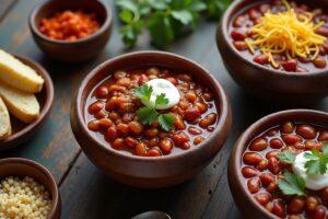 7 Ideen für veganes Chili herzhaft
