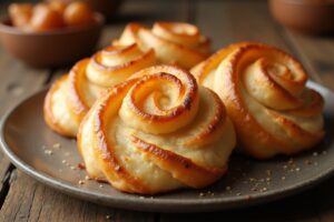 Blätterteig Schnecken: Herzhaft lecker