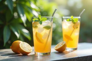 Erfrischende Minz Drinks für heiße Tage