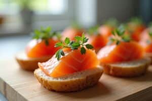 7 Feine Lachs Häppchen schnell gemacht