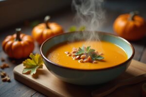 Cremige Kürbissuppen vegan zubereiten