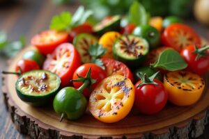 Grillgemüse bunt kombiniert