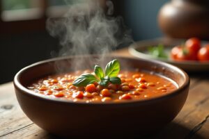 Einfach & schnell: Würzige Linsensuppe vegan